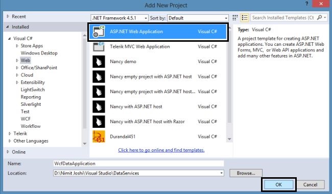 Creating ASP.NET Web Application